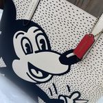 Coach Disney Mickey Mouse X Keith Haring Highline Tote C0895 Photo 4