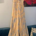 ASTR  The label Golden Hour Peach-blue tie dye Pants jumpsuit Size Small S EUC Photo 1