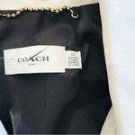 Coach  leather biker jacket in cream/ off-white NWOT Photo 9