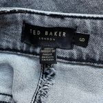 Ted Baker NWT Skirt Denim Phraya Mini Skirt Gray Wash Curvy Fit Women’s Size 16 Photo 9