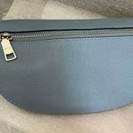 Coach 39939 Women's Silver/Slate Peppled Leather Fanny Crossbody Bag Belt Bag Photo 1