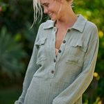 Free People Calico One-Piece Jumpsuit Photo 2