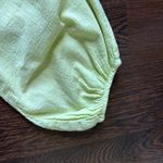 Love, Whit by Whitney Port Citron Ruffle Blouse XS Green Photo 6