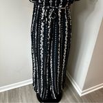 Miami  Black Floral Maxi Dress in Size Medium Photo 2