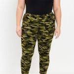 No Boundaries  Camouflage Ankle Leggings Size 3X High Waist Stretchy Camo Pants Photo 0