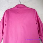 Esprit Vintage‎  Women's Solid Pink Knee-Length Rain Coat, size S Photo 11
