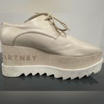 Stella McCartney  Elyse Platform Shoes Cream Beige 38.5 Photo 4