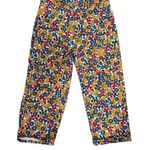 Marni high waisted Multicolour Cropped denim Floral Trousers EUC Orange Size 6 Photo 2