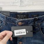 Risen [] Claire Dark Wash High Rise Denim Cutoff Bermuda Shorts Button Fly Sz 2XL Photo 9
