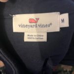 Vineyard Vines Women’s Half-Zip Navy Pullover Sweatshirt w/Pink Shoulder Detail Photo 2
