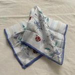 White striped floral print bandana 0651 Photo 0