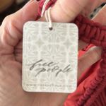 Free People NWT Anju Terra Cotta Rust Crochet Fringe Shoulder Tote Bag Photo 3