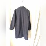 J. Jill Single Breasted Wool Blend Tweed Coat women size S button up Blue Photo 9