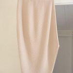 Theory Evian Stretch Twisted Rib Wool Knit Midi Skirt in Ecru Size P Retail $355 Photo 5