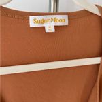 Women's Button Down Cardigan in Warm Tan Size M Photo 1