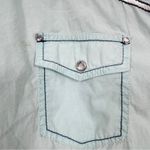 Wrangler  Rock 47 Pearl Snap Western Embroidered Button Down Shirt Womens XL Top Photo 2