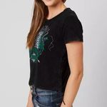 Affliction American Customs Vision Quest Top Women's Black Tee Size Medium Photo 2