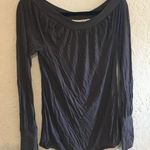 DKNY Jeans Dark Gray Top Small Photo 0