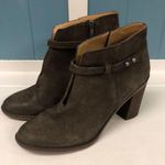 Franco Sarto  Women"s Elvis Ankle Boot Sz 9.5 Booties Nubuck Leather‎ Brown Photo 0