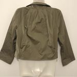 LIDA BADAY taupe lined blazer top zip up jacket women size 6 Photo 1