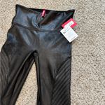 Spanx Faux Leather Moto Leggings – Very Black (S/P, NWT) Photo 4