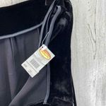 Talbots  Wide Leg Pants Womens 2‎ Black Velvet Rayon Silk Blend NEW Photo 8