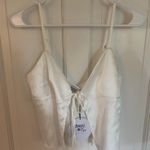 Princess Polly  Satin Tie Front Top Photo 0