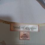 Band of Gypsies  Cream Floral Open Front Sheer Kimono Duster Bohemian Size XS/S Photo 4