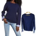 English Factory  Colorblocked Layered Look Sweater SMALL Photo 1
