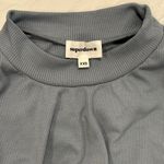 superdown  women's Lena Midi two piece ribbed set size XXS Dusty Blue Photo 9