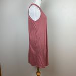 Roxy  Wrap Dress 8 Pink Mauve Mini Sleeveless V-Neck Tie‎ Rhythm Luck Lightweight Photo 3
