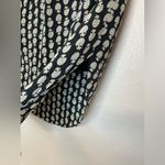 Madewell  100% Silk Stretch Waistband Island Skirt‎ in Bloomstamp Black Size S Photo 6