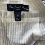 J.Crew NWT  Factory The Pencil Skirt Navy White Strip‎ 100% Cotton Size 4 Photo 4