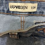 LoveGen Midi Jeans Skirt(Size 26) Blue Photo 4