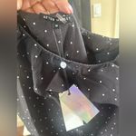 After Market Anthropologie Black Polka Dot Ruffle Romper Photo 5