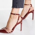 ASOS DESIGN Precious high heeled shoes in chocolate and blush Photo 0