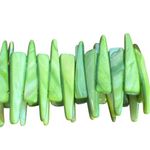 Vintage Green Shell Stretch Bracelet Spiky Iridescent Vacation Beach Cruise Adj Photo 2