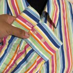 Ralph Lauren Lauren  Striped Multi-Color Button-Up Shirt – Women’s Photo 2