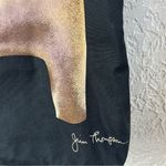 Jim Thompson x Vintage Thai Exclusive Jim Thompson Elephant Graphic Tote Bag Black Photo 3