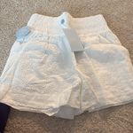 Hill House NWT HOME The Eyelet Livie Nap Shorts in White Eyelet Photo 8