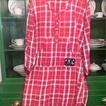 Vintage Esleep Nightgown Dorm Red Plaid Size undefined Photo 0