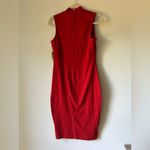 NY & Company Sleeveless Red Mock Neck Bodycon Dress Size M NWT Size M Photo 2
