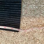 Sundance Black and White Pinstripe Linen Blend Pants Button Side Size 4 Photo 6