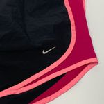 Nike  Womens Tempo Running Shorts Retro High Rise Black Pink Medium Photo 2