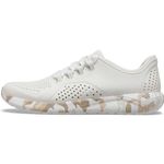 Crocs Women’s Sz 10 Literide Pacer Cream White Camouflage Size Lace Shoes Photo 2