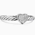 David Yurman AUTHENTIC  Heart Cable Ring Photo 0
