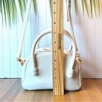 Anthropologie  White Mini Top Handle Crossbody Bag – Gold Hardware Photo 11