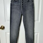 Mother The Pixie Dazzler Ankle Fray Jeans in Digging Up Dirt 25 Black Photo 1