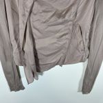 BCBGMAXAZRIA BCBGMAZARIA ASYMMETRICAL SOFT JACKET PURPLE MEDIUM ZIPPER WIDE LAPEL WOMENS Photo 2