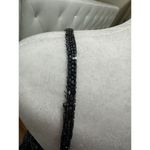 Sean Collection Vtg 90’s Dress Gown Sz L 100% Silk Blue Beaded Prom Even… Photo 14